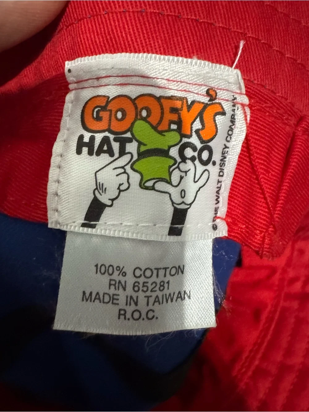 Vintage 2000 Walt Disney Bucket Hat Mickey Y2K Unisex Adult  Hat